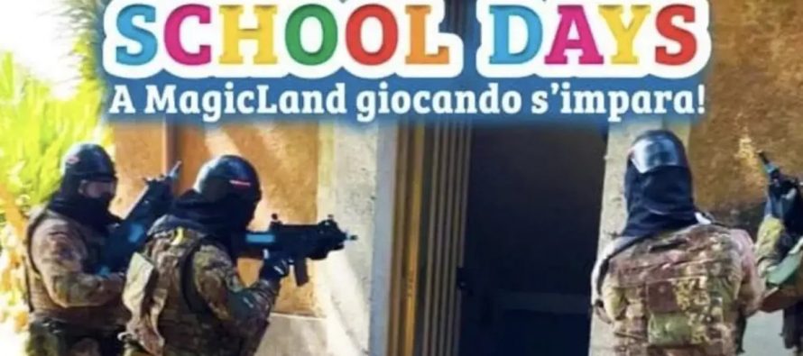 Al parco MagicLand si gioca ai soldati: la sinistra preferisce i travestiti