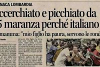 Accerchiato da 15 maranza perché italiano, la mamma di chiede ronde di patrioti