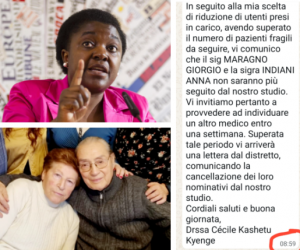Kyenge ora medico di base scarica pazienti 88enni: «Siamo scoppiati a piangere»