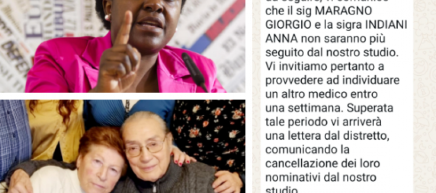 Kyenge ora medico di base scarica pazienti 88enni: «Siamo scoppiati a piangere»