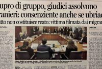 Giudici assolvono altri due stupratori africani: vittima consenziente anche se ubriaca