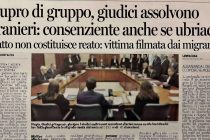 Giudici assolvono altri due stupratori africani: vittima consenziente anche se ubriaca