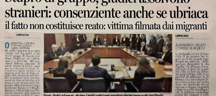 Giudici assolvono altri due stupratori africani: vittima consenziente anche se ubriaca