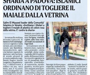 Islamici contro il maiale esposto in vetrina: è contro la sharia