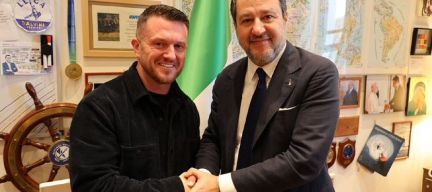 Salvini rivendica incontro Tommy Robinson: “Chi esce da Lega finisce nel nulla”