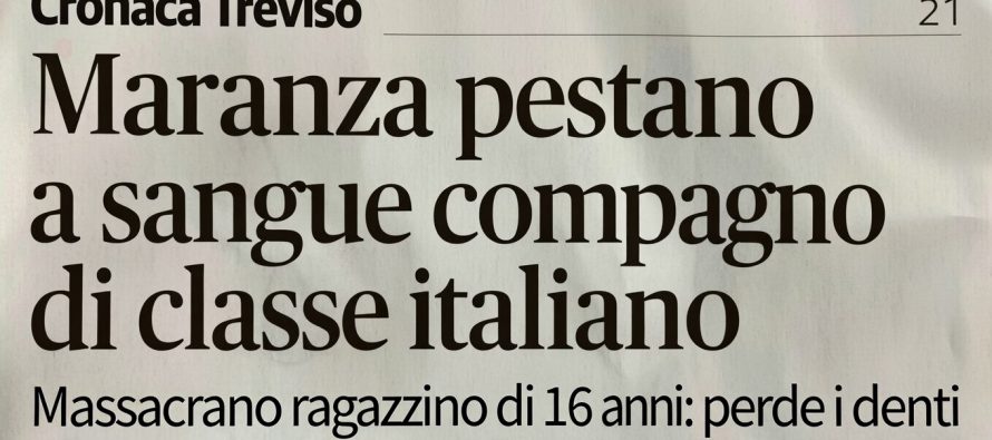 Maranza picchiano il compagno di classe italiano a Treviso