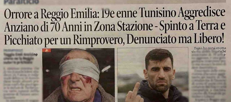 Tunisino massacra anziano: denunciato a piede libero!