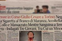 Nega sigaretta ai maranza: sgozzato e massacrato a Torino