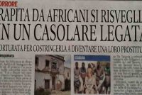 Africani rapiscono donna e la segregano per giorni: torturata per costringerla a prostituirsi