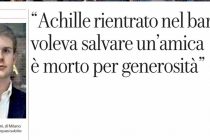 Achille Barosi si era salvato ma è tornato indietro per LEI