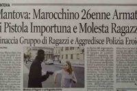 Marocchino vuole violentarla davanti ai suoi amici: li insegue armato di pistola