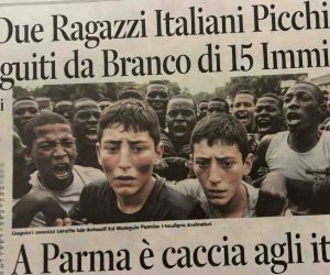 Due Ragazzi Italiani Picchiati e Inseguiti da Branco di 15 Immigrati