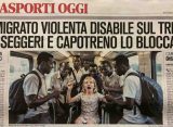 Africano Violenta Disabile in Carrozzina sul Treno da Modena