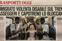 Africano Violenta Disabile in Carrozzina sul Treno da Modena