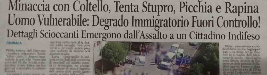 Immigrato sequestra disabile e lo violenta con il coltello
