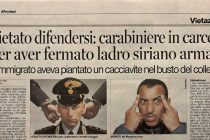 Uccise ladro straniero che accoltellava collega: carabiniere condannato a 3 anni