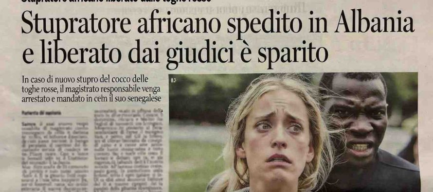 Stupratore africano spedito in Albania e liberato dai giudici è sparito