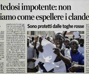 Piantedosi impotente: non sappiamo come espellere i clandestini