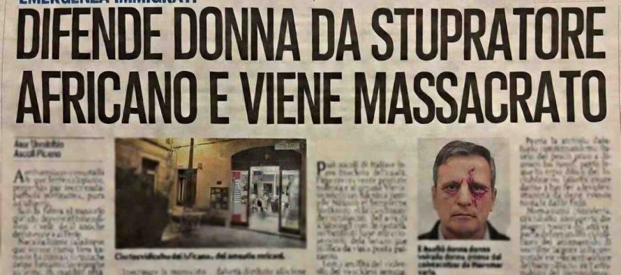 DIFENDE DONNA DA STUPRATORE E VIENE MASSACRATO