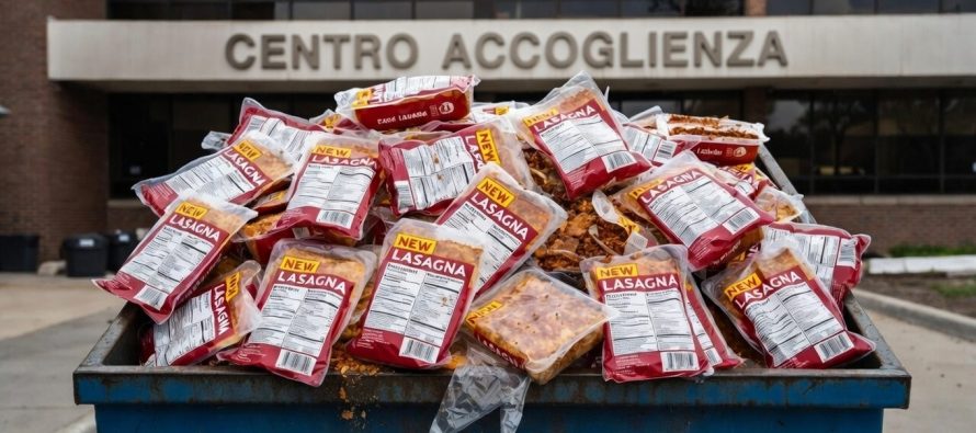 Migranti sprecano il cibo: 50 pasti intatti nella spazzatura al centro accoglienza