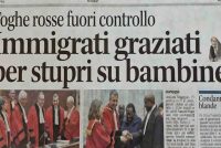 Toghe rosse all’opera: immigrati graziati per stupri su bambine
