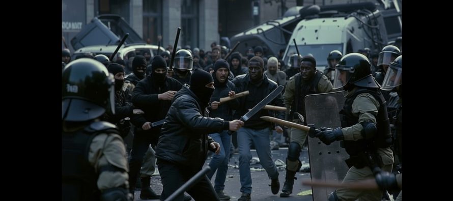 Maranza armati di mannaie e mazze attaccano poliziotti: guerriglia razziale a Torino