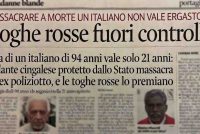 Per i giudici la vita di un italiano vale solo 21 anni