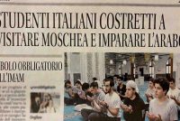 STUDENTI ITALIANI COSTRETTI A VISITARE MOSCHEA E IMPARARE L’ARABO
