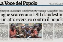 Toghe rosse scarcerano 1.811 clandestini: è un atto eversivo contro il popolo