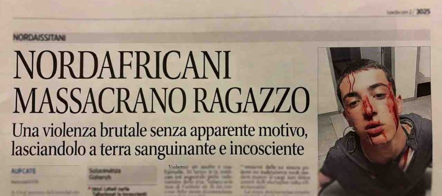 DUE STRANIERI MASSACRANO DI BOTTE UN GIOVANE