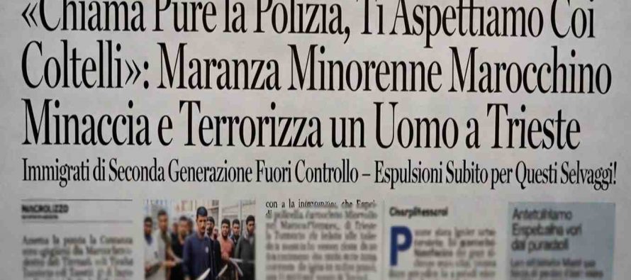 Maranza lo spogliano: «Vai pure alla polizia, ti aspettiamo fuori coi coltelli»