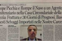 Africano Rompe il Naso ad Agente: Frattura e 30 Giorni di Prognosi