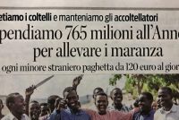 Paghetta da 120 euro al giorno ai maranza sbarcati in Italia