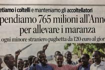 Paghetta da 120 euro al giorno ai maranza sbarcati in Italia
