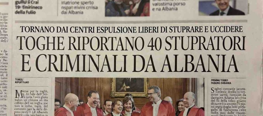 Stupratori, rapinatori e spacciatori: ecco i 40 clandestini riportati dall’Albania