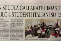 In scuola Gallarate rimasti solo 4 studenti italiani su 130