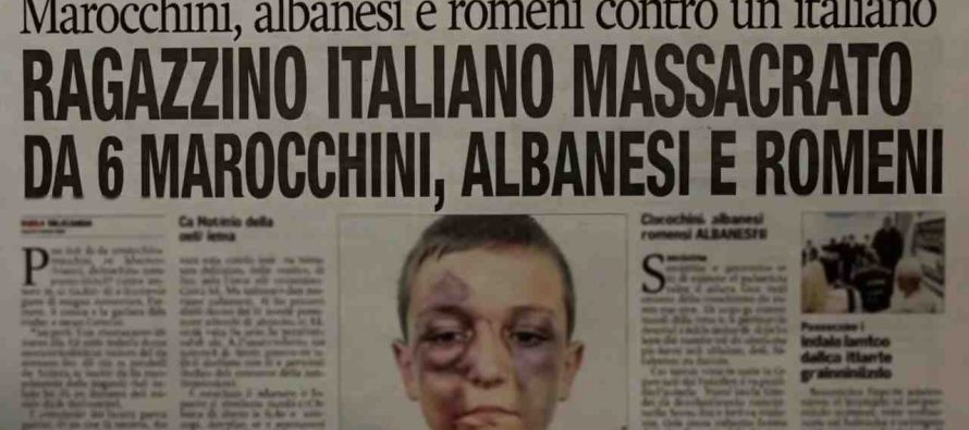 Ragazzino italiano massacrato da 6 maranza a Guidonia