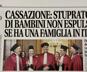 Cassazione: no espulsione stupratore di bambini se ha una bella famiglia