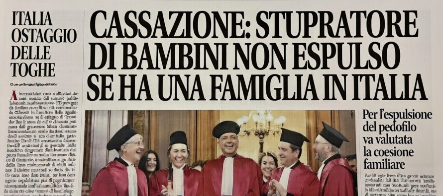 Cassazione: no espulsione stupratore di bambini se ha una bella famiglia