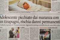 Adolescente picchiato dai maranza con un tirapugni