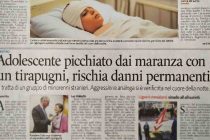 Adolescente picchiato dai maranza con un tirapugni