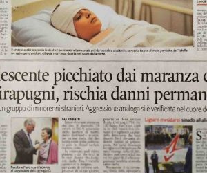 Adolescente picchiato dai maranza con un tirapugni