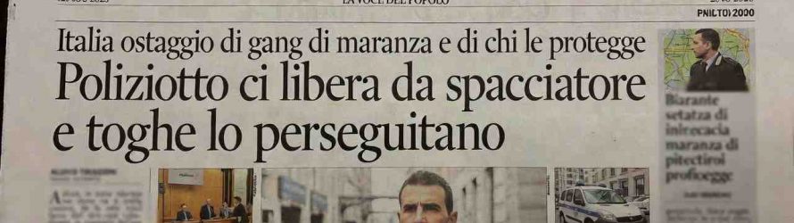 Poliziotto ci libera di uno spacciatore e lo indagano per omicidio