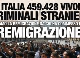 Iniziamo la Remigrazione dai 459.428 criminali che vivono in Italia