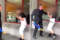 Don accerchiato dai maranza reagisce con l’ombrello: “è efficace” – VIDEO