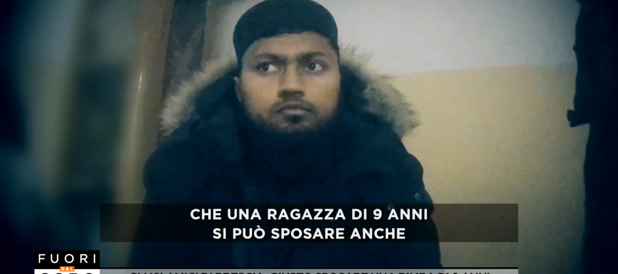 Imam a Brescia:”A 9 anni una bambina è una donna la puoi sposare”