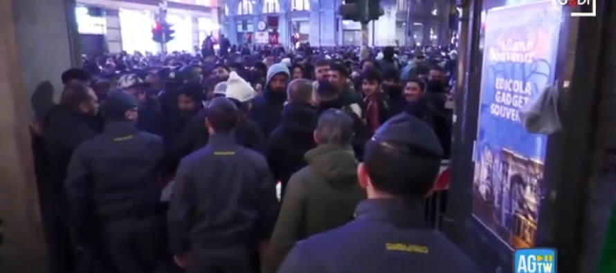 Capodanno a Milano: Maranza  Assaltano Transenne in Piazza Duomo per Ripetere le Violenze del 2025 – VIDEO
