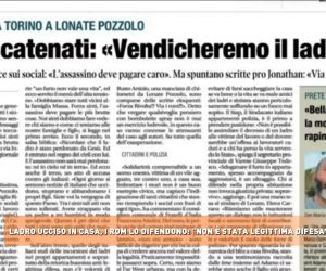 Ladro ucciso, i rom insistono: “Processate chi lo ha ucciso o ci vendicheremo”