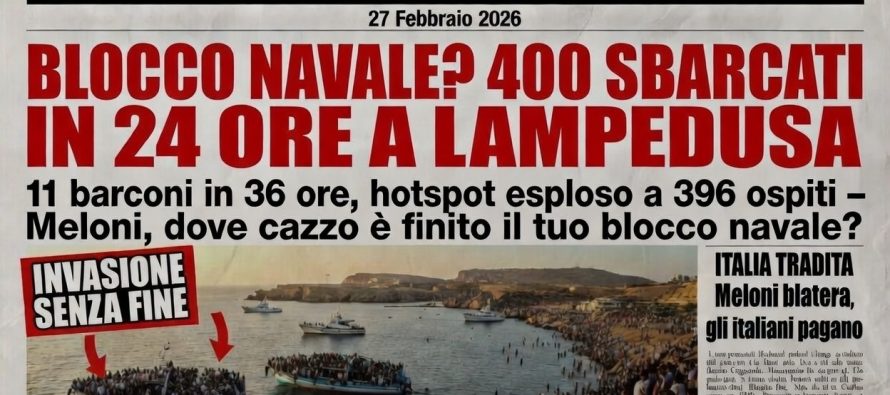 Blocco navale: 600 sbarcati in 24 ore tra Lampedusa e Livorno