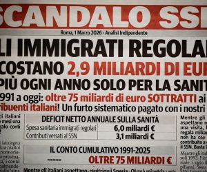 Sanità: 75 miliardi per curare gli immigrati in Italia